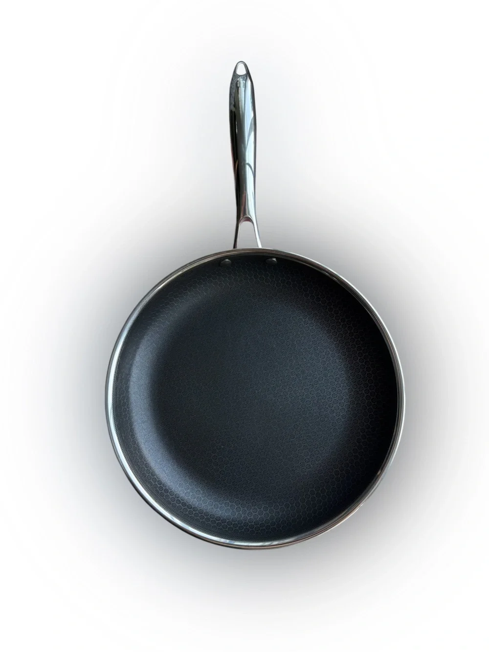 HexClad 12” Hybrid Stainless Steel Nonstick Fry Pan Skillet